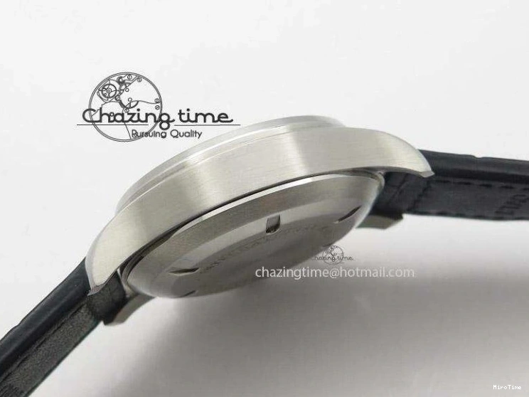 MIROTIME 0215 Soft Pilot Chrono 3777 43mm ZF 1:1 Best Edition Black Dial On Black Leather Strap A 7360